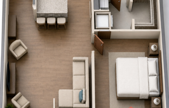 1 bed, 1 bath, $1,200, Unit 111628