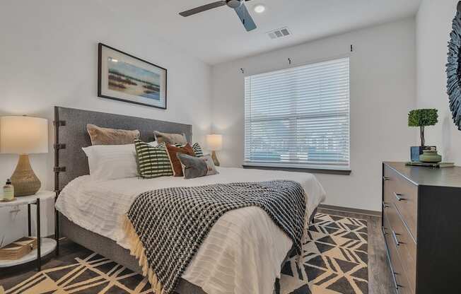 Bedroom With Wide Windows at Canter, Florida