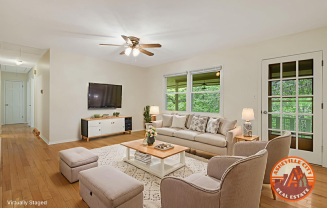 3-Bedroom Home in North AVL with Studio and Workshop Space (Lawn Maintenance Included)