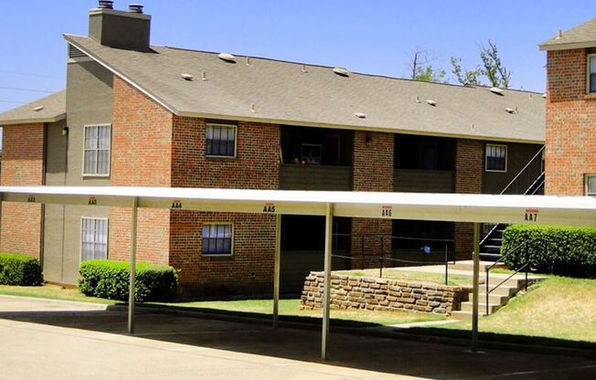 covered parking at Summer Green Apartments