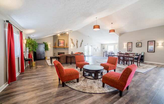 Social Lounge at Bradford Place Apartments, Lafayette, Indiana