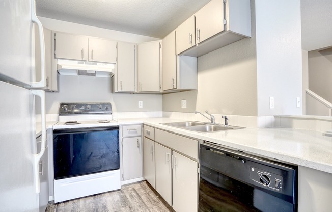 Kitchen Opens to Living Area