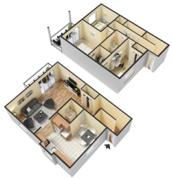 3 beds, 1.5 baths, 1,350 sqft, $2,175