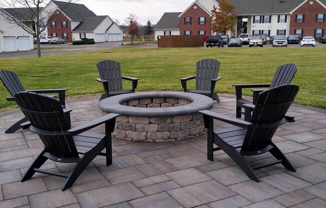 Relax and unwind at our outdoor fireside lounge.