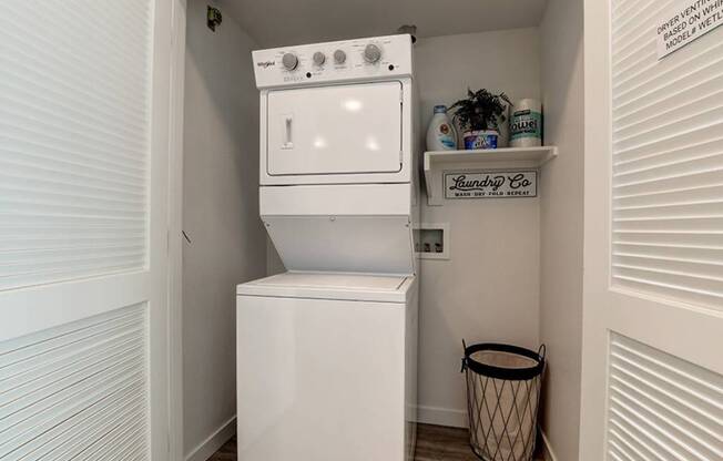 In-Unit Washer/Dryer at Haven at La Mesa, La Mesa