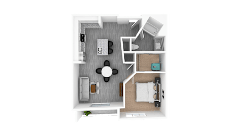1 bed, 1 bath, 866 sqft, $1,660