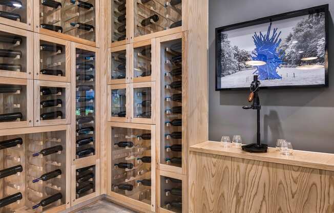 Wine corking room at Windsor Burnet, 78758, TX