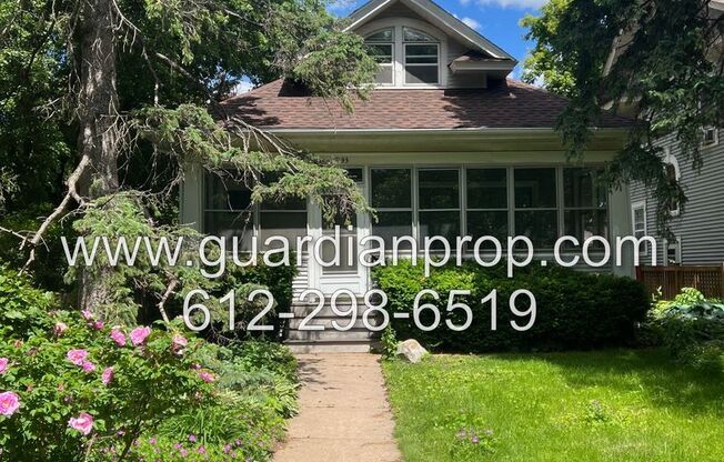 Mac Groveland House Available August 1, Full Dining Room, Original Woodwork, Bonus Rooms, 2 Car Garage