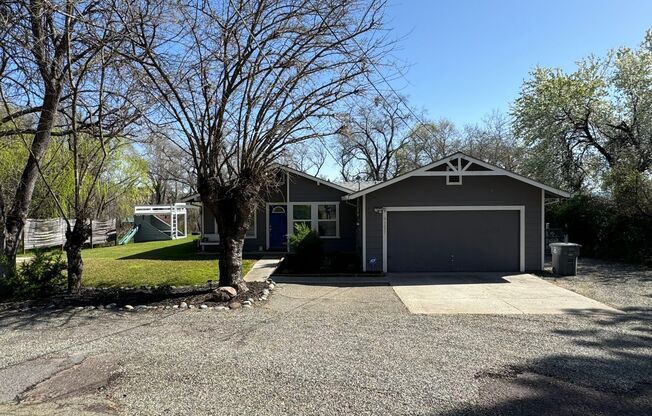 Home on 1 acre lot with above ground pool