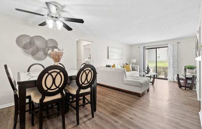 Separate Dining Area with Overhead lighting