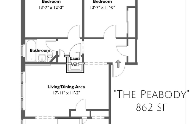 2 beds, 1 bath, 862 sqft, $2,750, Unit 21