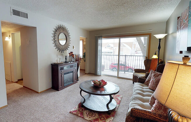 living room at Winchester Apartments in Rochester