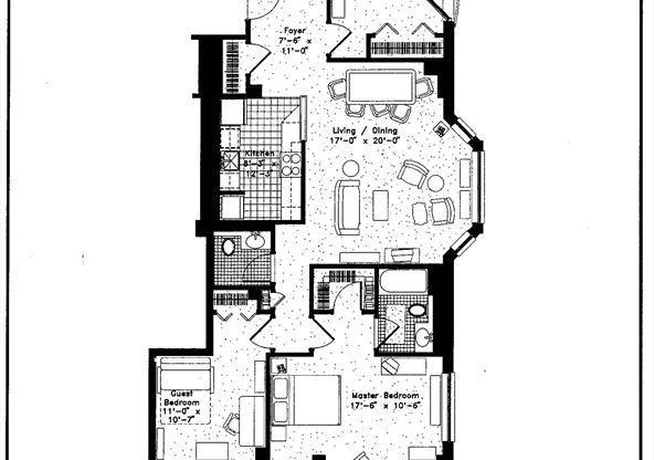 3 beds, 2.5 baths, 1,293 sqft, $5,875, Unit 601