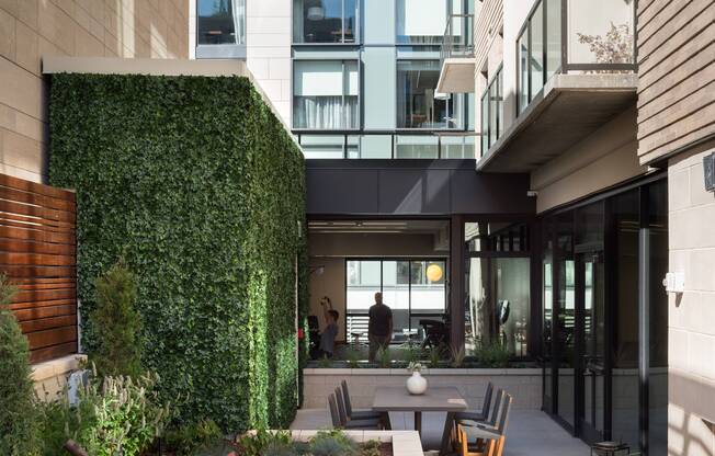 255 St Paul Resident Lounge Patio