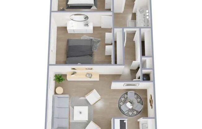 2 beds, 1 bath, 1,000 sqft, $1,299