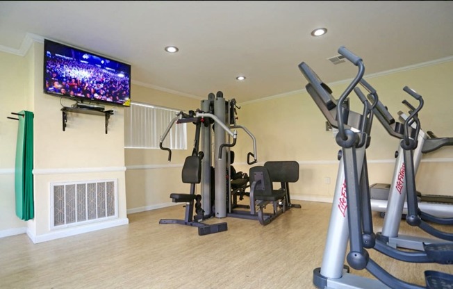 Get in shape at our fitness center