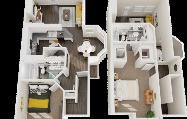 2 beds, 2 baths, 1,060 sqft, $1,430