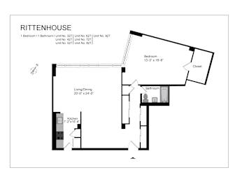 1 bed, 1 bath, 982 sqft, $2,399