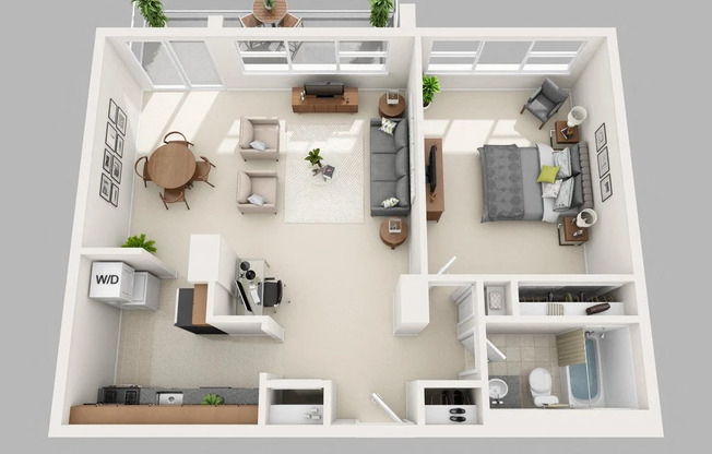 1 bed, 1 bath, 792 sqft, $1,881