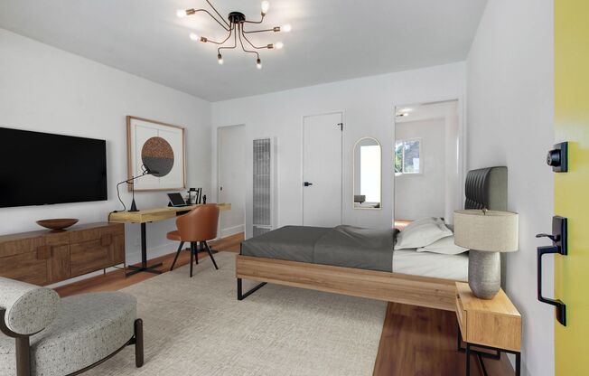 Newly renovated studio apartment with parking available in Burbank!