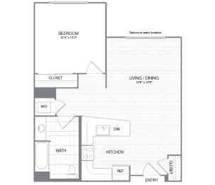 1 bed, 1 bath, 774 sqft, $4,839