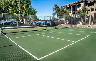 4 pickleball courts at the preserve at ballantyne commons