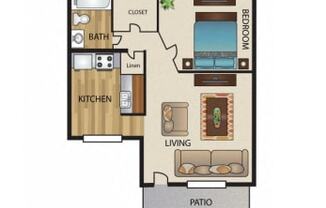Partner-provided photo for $834 unit