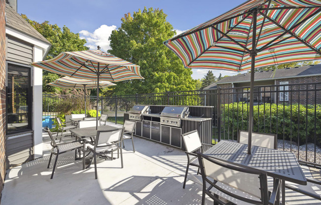 Eden Commons Outdoor Picnic and Grilling Area