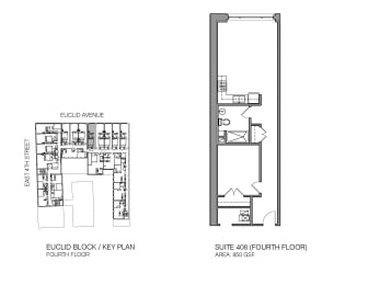 floor plan of 55 north luxury apartments to rent in the north end of boston