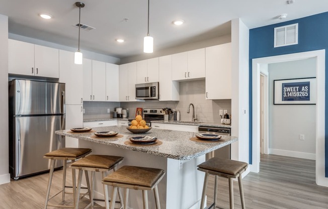 Chef-Style Kitchens at The Prescott Luxury Apartments in Austin, TX