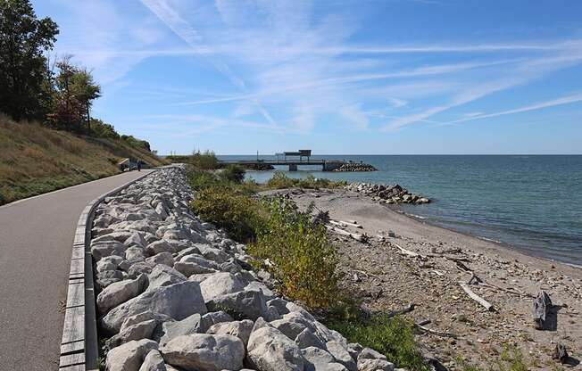Enjoy Direct Beach and Lakefront Access from Harbor Crest Apartments in Euclid OH