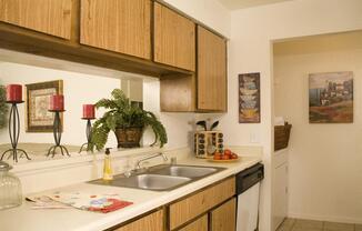 Double Stainless Steel Sink at Aviare Place, Midland, TX, 79705