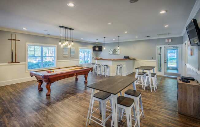Clubhouse billiards pool table