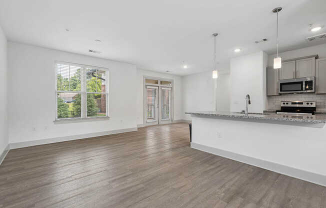Living Room with Hard Surface Flooring