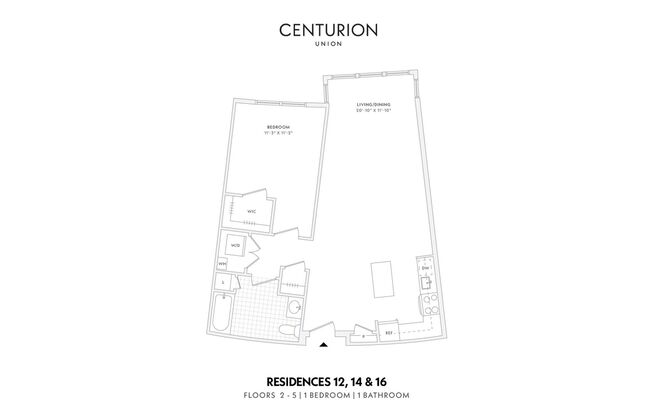 1 bed, 1 bath, 790 sqft, $2,395, Unit Residence 212