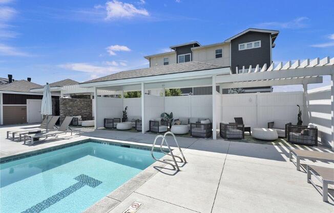 The Lakes at Eagle Pool with Shaded Seating