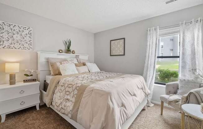 Bedroom with Abundant Natural Light