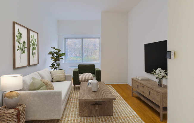 Living Room with Hard Surface Flooring