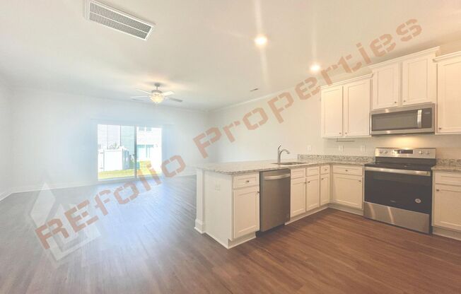 Great Opportunity! Lovely 3 Bedroom 2.5 Bathroom Townhome w/ 1-Car Garage in Riverwalk, Raleigh. Available June 7th!