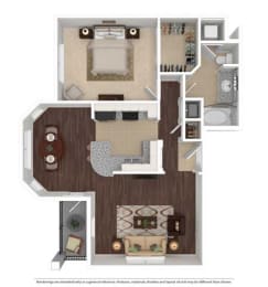 1 bed, 1 bath, 900 sqft, $1,319