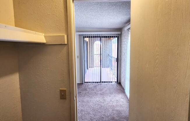 2x2 Upstairs Classic Main Closet at Mission Palms Apartment Homes in Tucson AZ