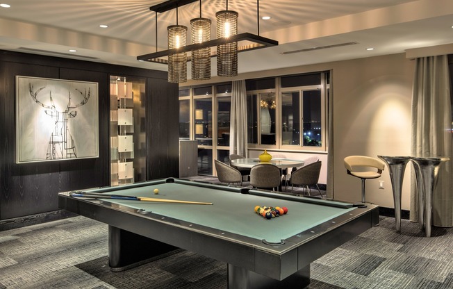 Clubroom with Billiards