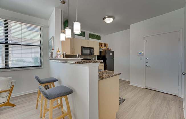 Island Kitchen at Vue Live Oak, Dallas, 75204