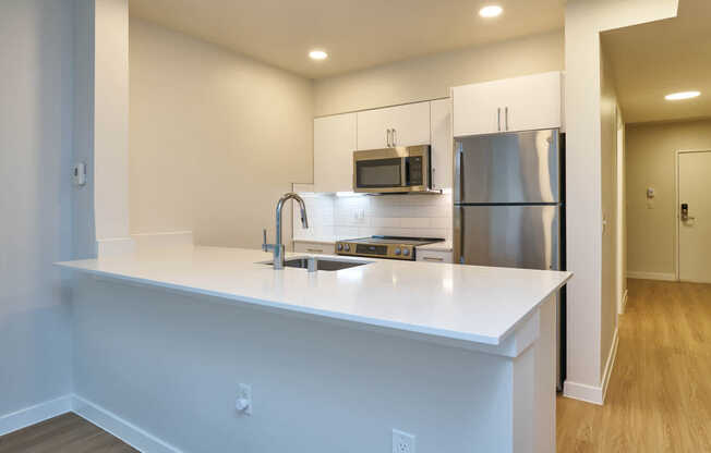 Kitchen with Stainless Steel Appliances