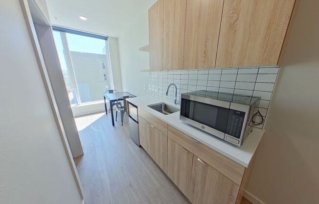 Studio, 1 bath, 331 sqft, $1,250, Unit 406