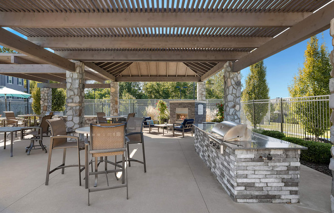 Corbin Greens Apartments outdoor grilling