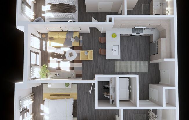 2 beds, 2 baths, 1,015 sqft, $2,750, Unit A-216