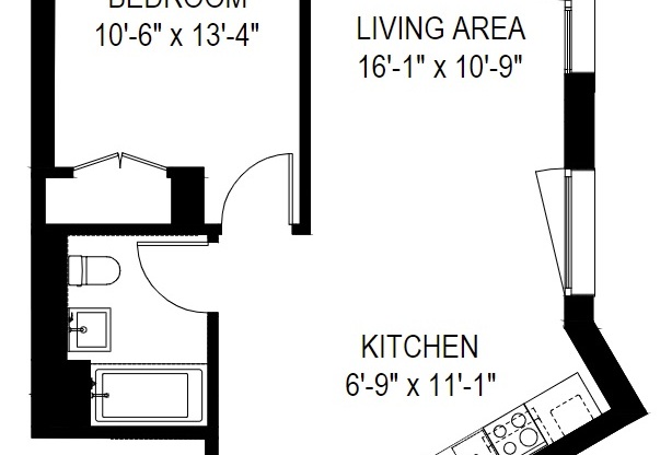 1 bed, 1 bath, $3,661, Unit 255