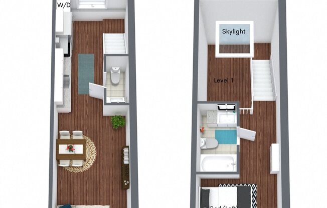 1 bed, 1 bath, 720 sqft, $1,661
