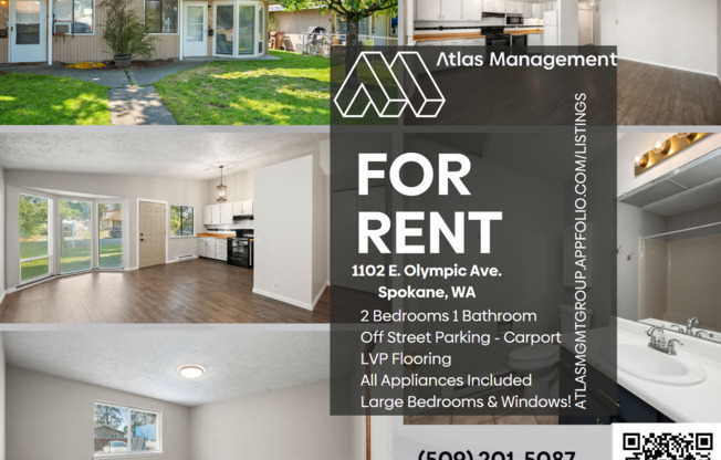 2 beds, 1 bath, 850 sqft, $1,695, Unit 1104 E. Olympic Ave.